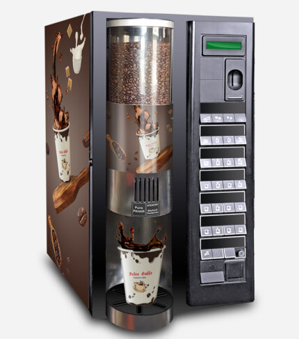 Automat vending Wittenborg W5100 Dolce Caffe semiautomat – cafea boabe, ciocolată, ceai pentru shop & go și coffee to go